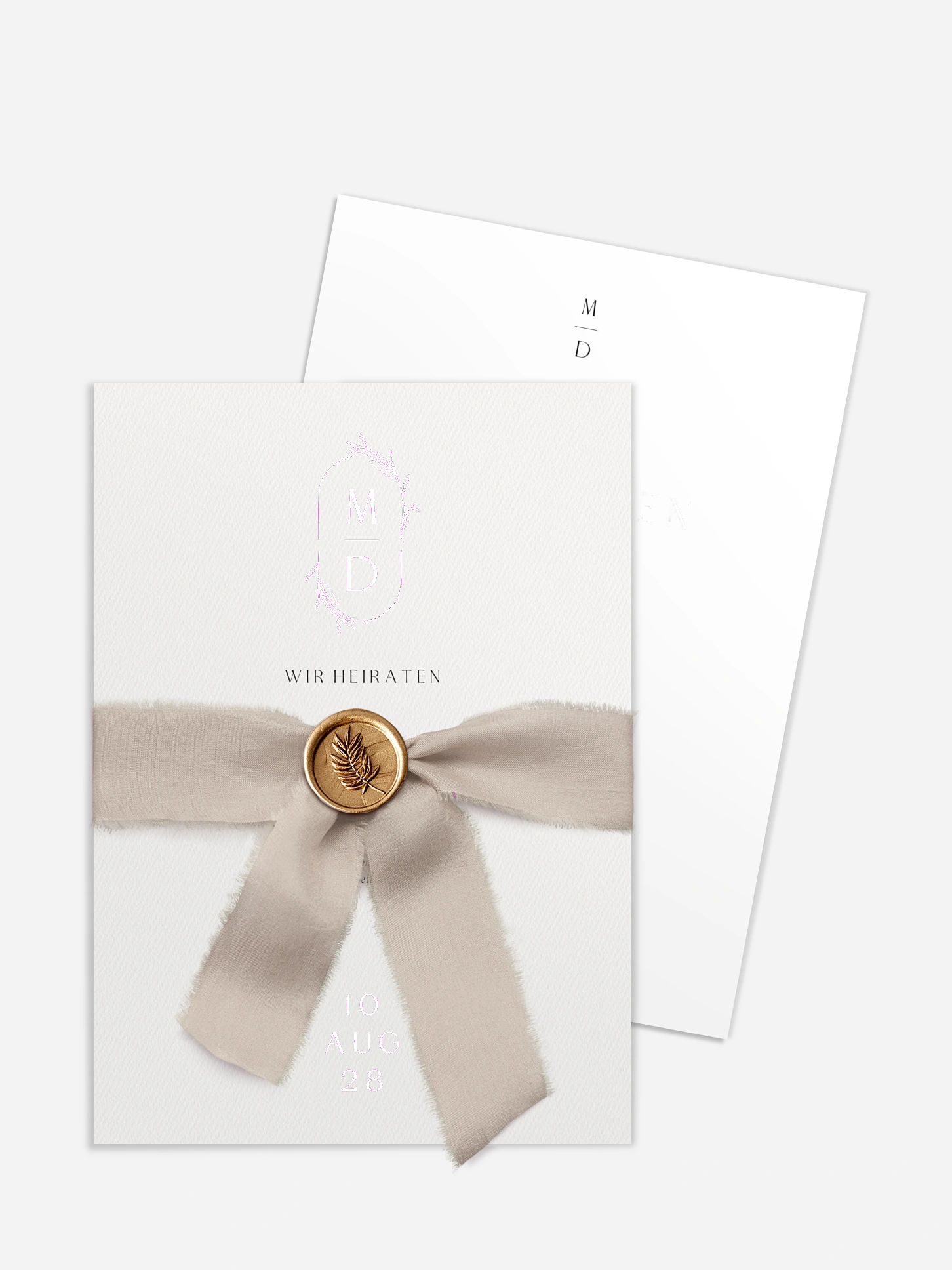 Hochzeitseinladung Elegant Romance
