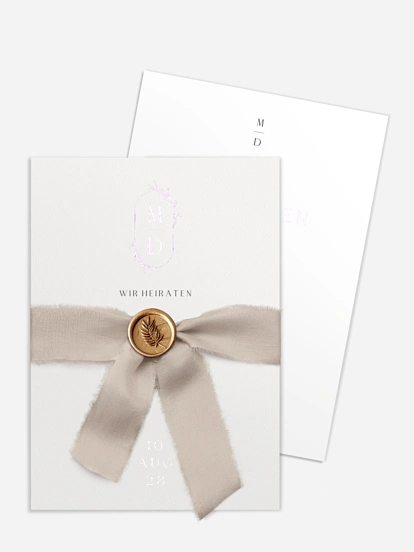 Hochzeitseinladung Elegant Romance