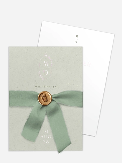 Hochzeitseinladung Elegant Romance