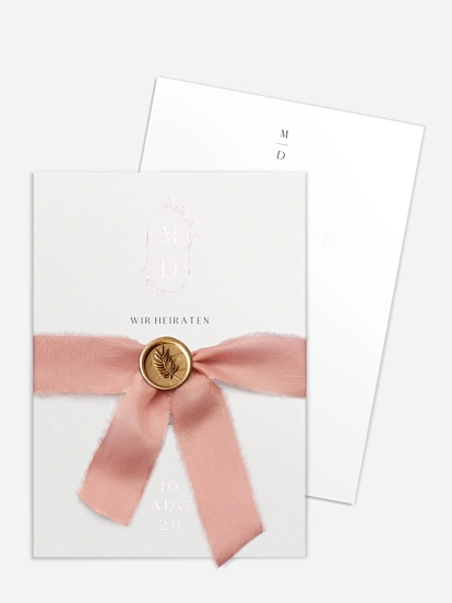 Hochzeitseinladung Elegant Romance