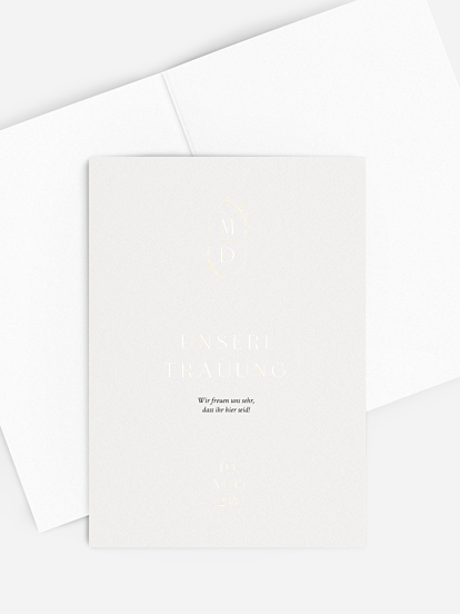 Kirchenheft Hochzeit Elegant Romance