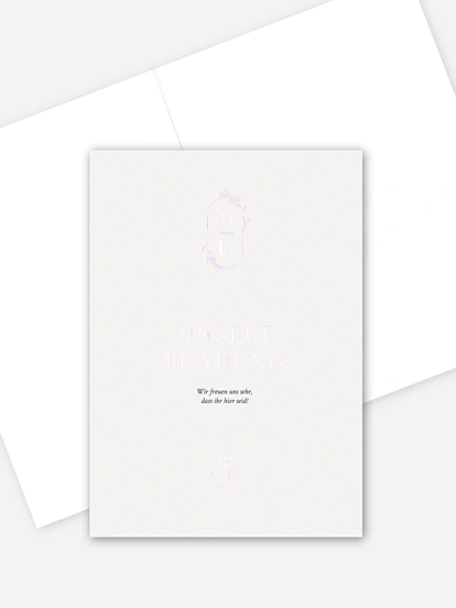 Kirchenheft Hochzeit Elegant Romance