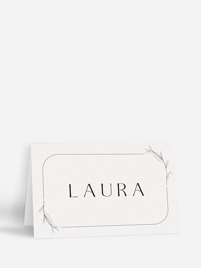 Tischkarte Hochzeit Elegant Romance