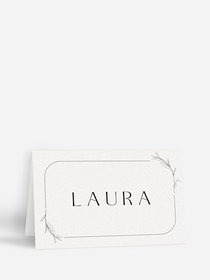 Tischkarte Hochzeit Elegant Romance