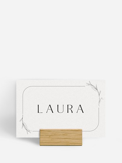 Tischkarte Hochzeit Elegant Romance