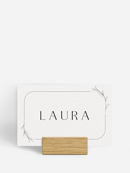 Tischkarte Hochzeit Elegant Romance