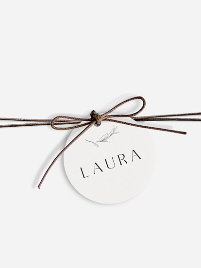 Tischkarte Hochzeit Elegant Romance