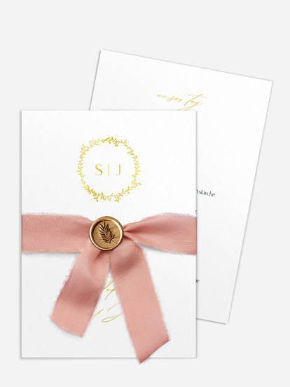 Hochzeitseinladung Leafy Crest