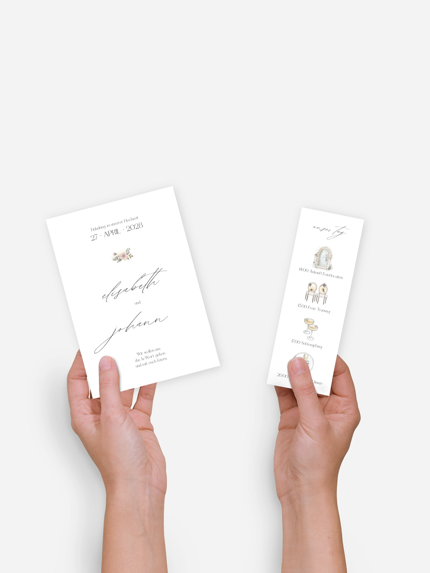 Hochzeitseinladung Soft Moments