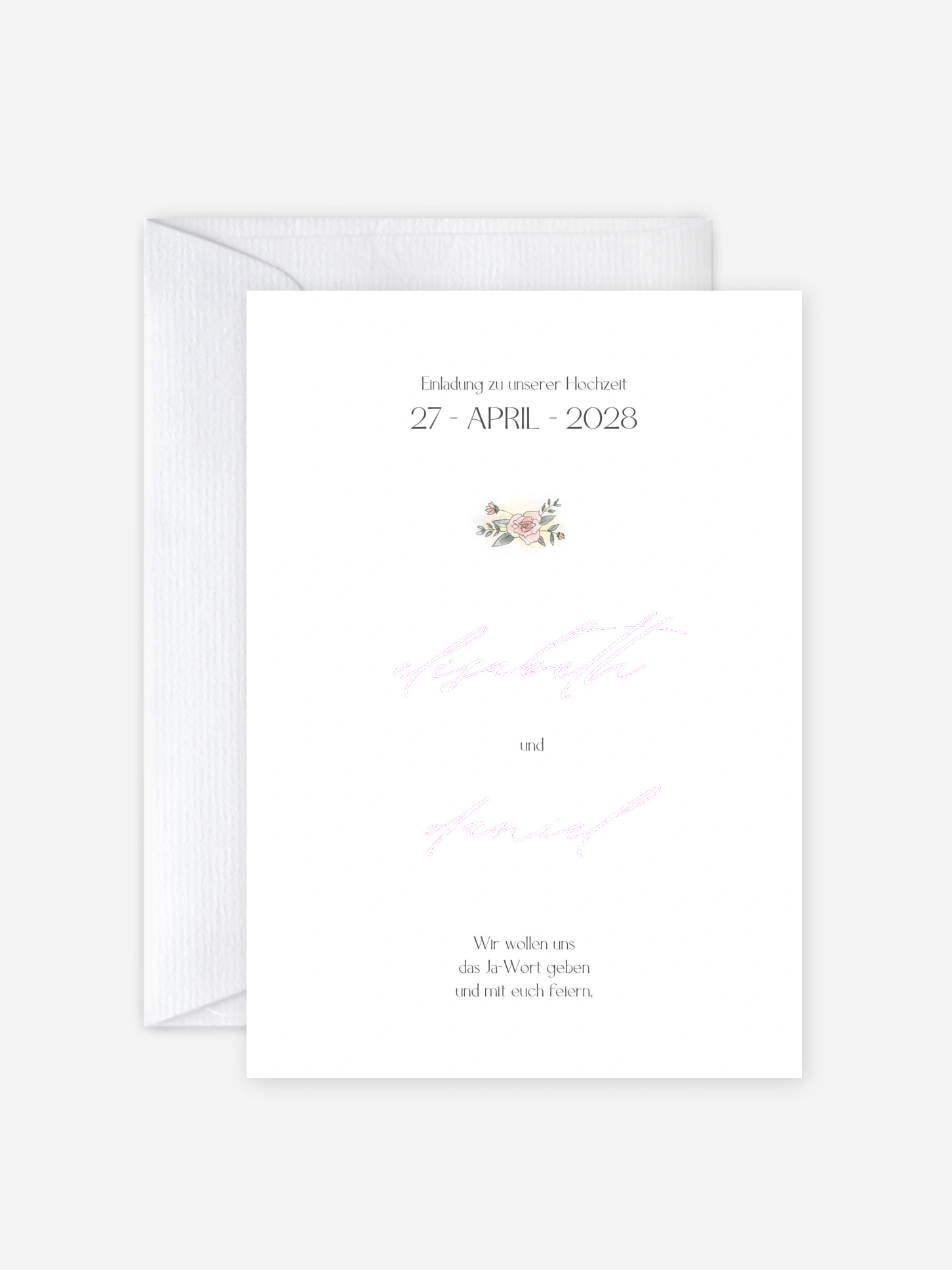 Hochzeitseinladung Soft Moments