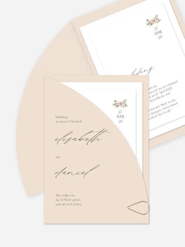 Hochzeitseinladung Soft Moments