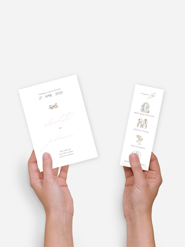 Hochzeitseinladung Soft Moments