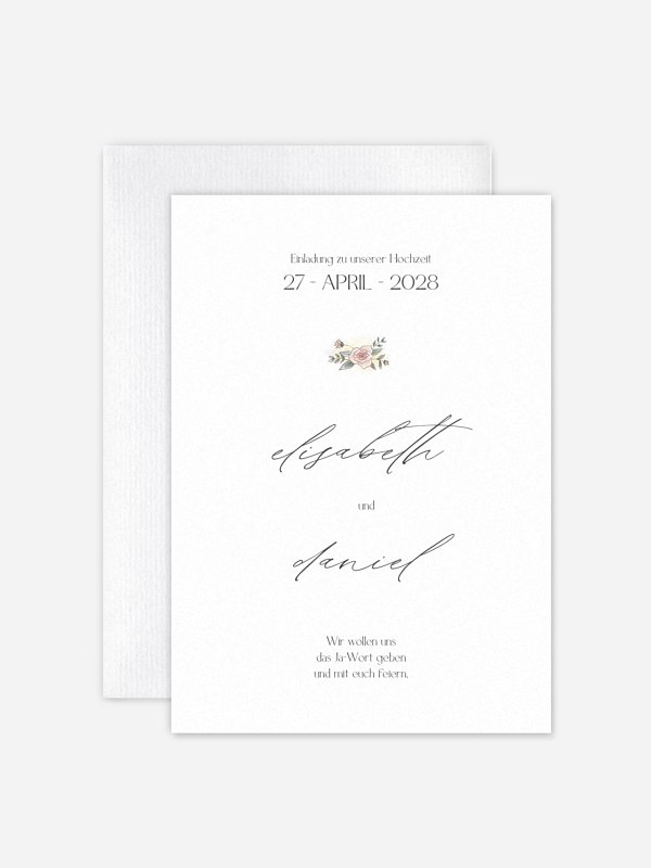 Hochzeitseinladung Soft Moments