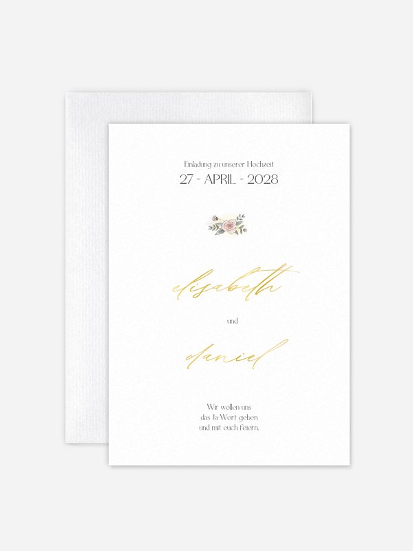 Hochzeitseinladung Soft Moments