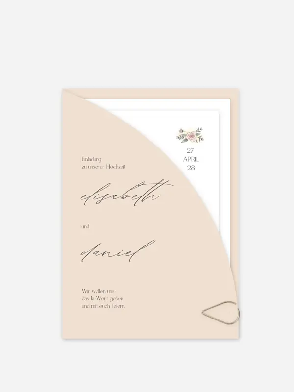 Hochzeitseinladung Soft Moments