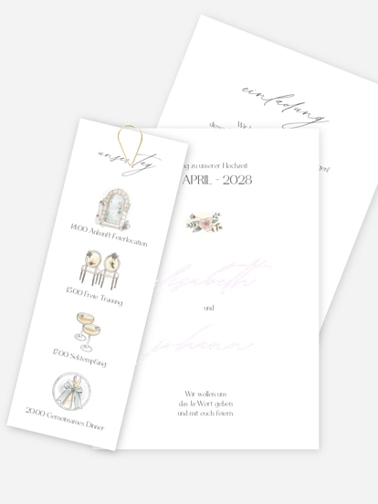 Hochzeitseinladung Soft Moments