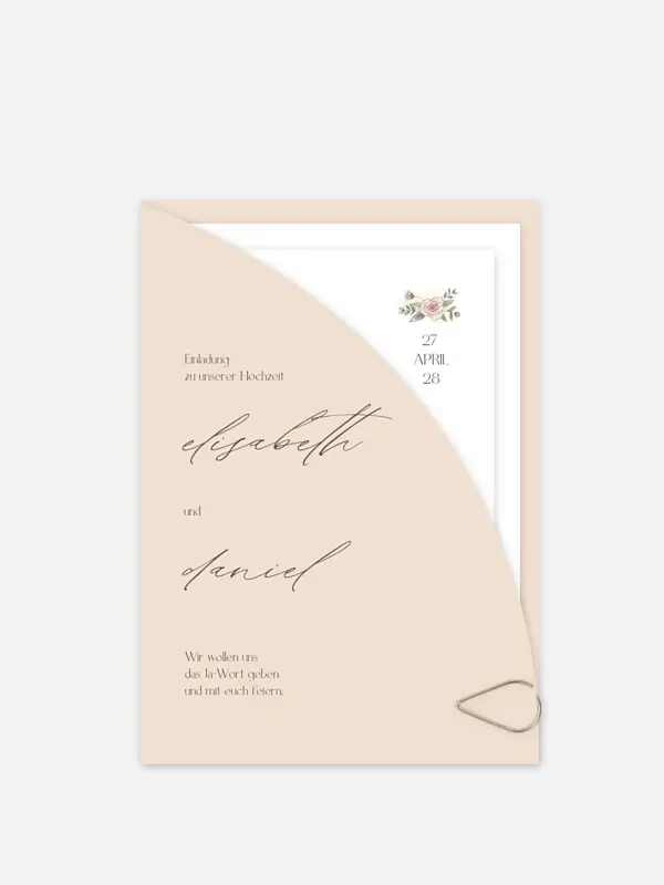 Hochzeitseinladung Soft Moments