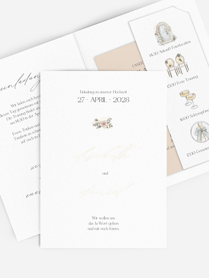 Hochzeitseinladung Soft Moments