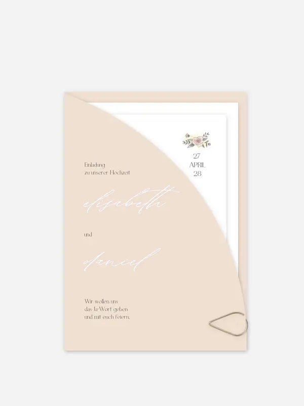 Hochzeitseinladung Soft Moments