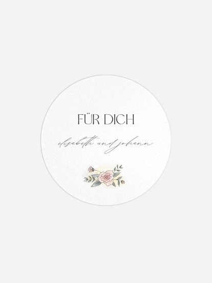 Geschenkaufkleber Hochzeit Soft Moments