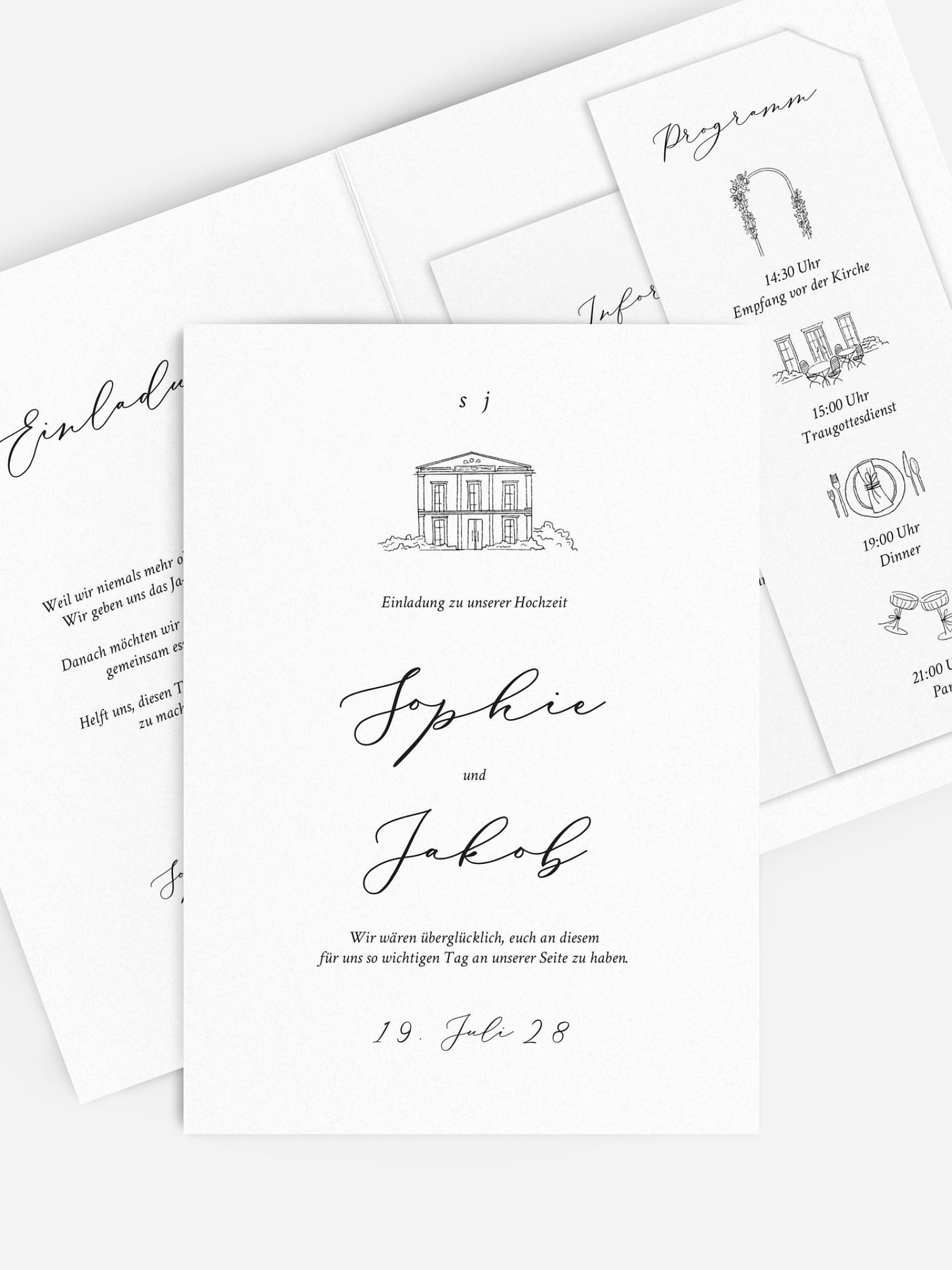 Hochzeitseinladung Rendezvous