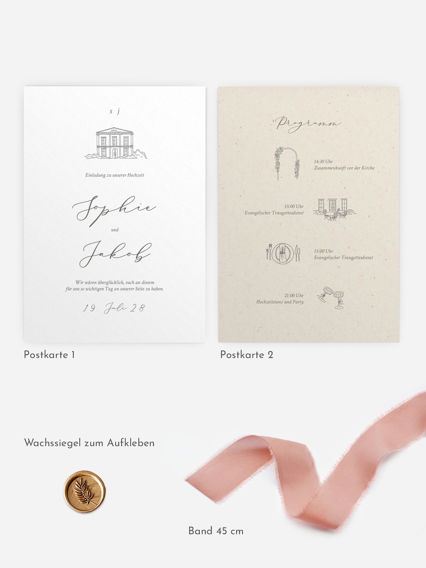 Hochzeitseinladung Rendezvous
