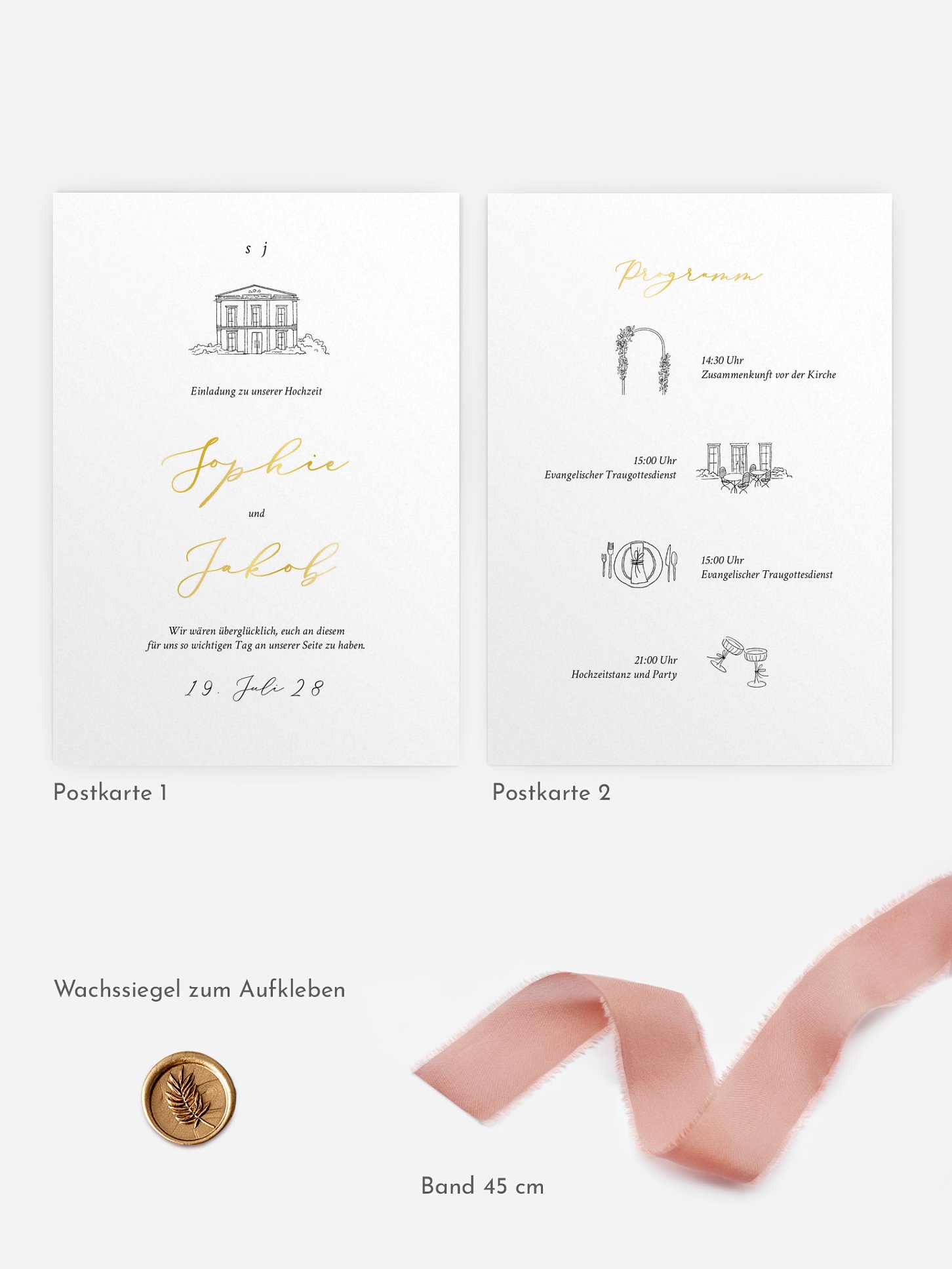 Hochzeitseinladung Rendezvous