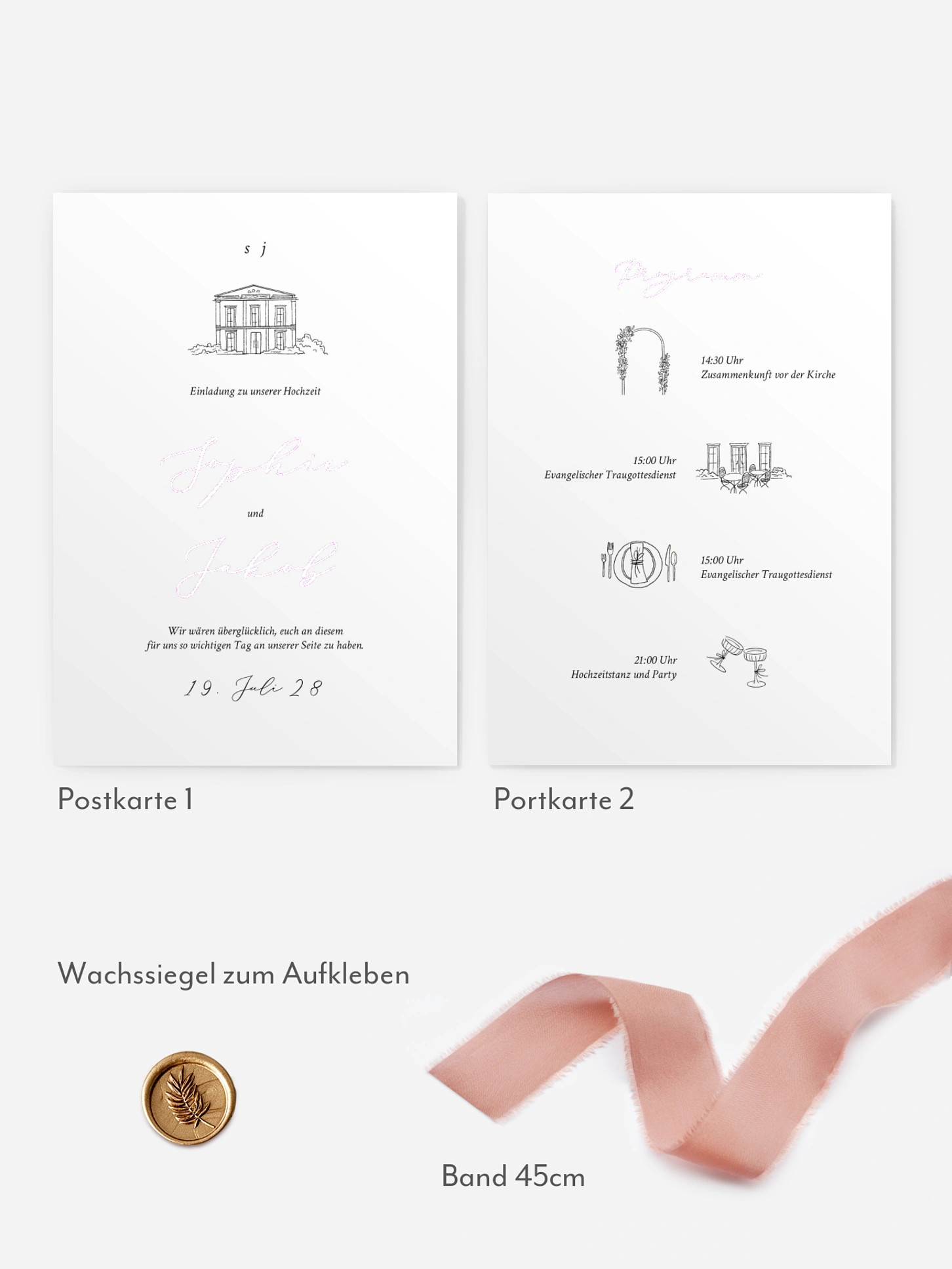 Hochzeitseinladung Rendezvous