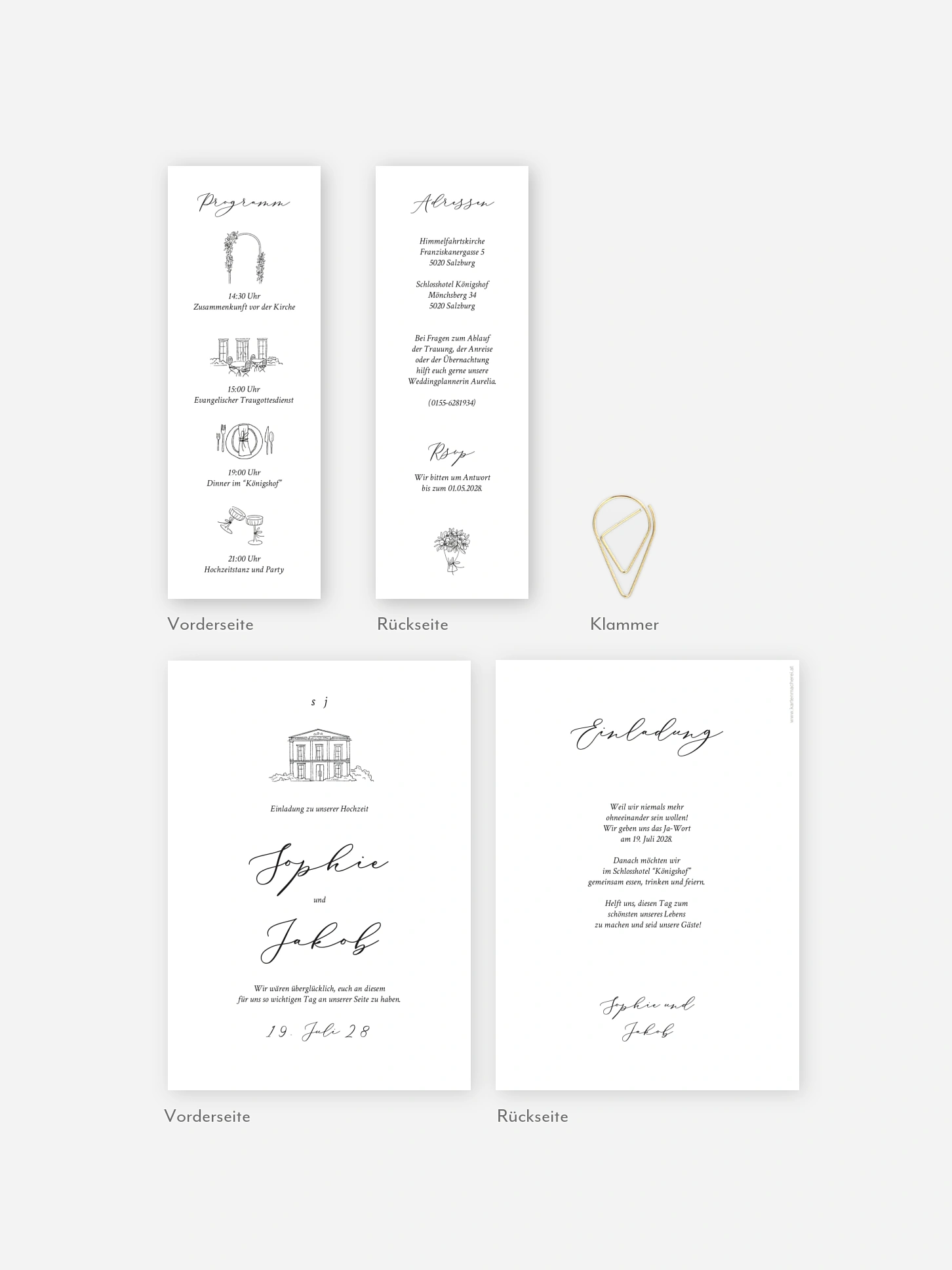 Hochzeitseinladung Rendezvous