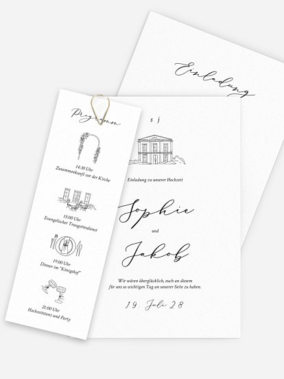 Hochzeitseinladung Rendezvous