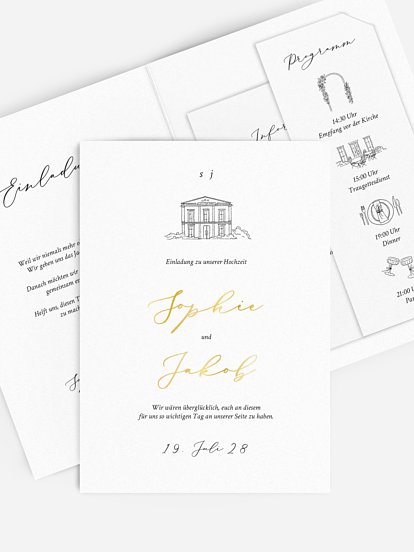 Hochzeitseinladung Rendezvous