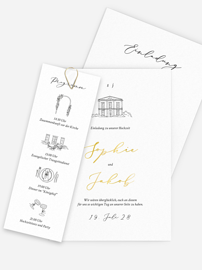 Hochzeitseinladung Rendezvous