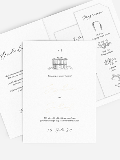 Hochzeitseinladung Rendezvous