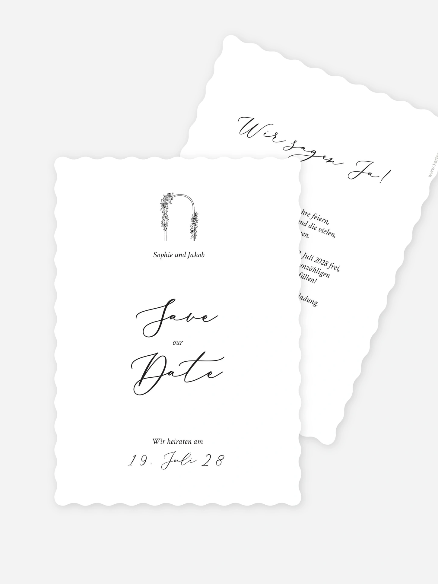 Save-the-Date Karte Rendezvous