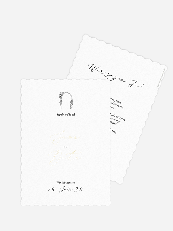 Save-the-Date Karte Rendezvous
