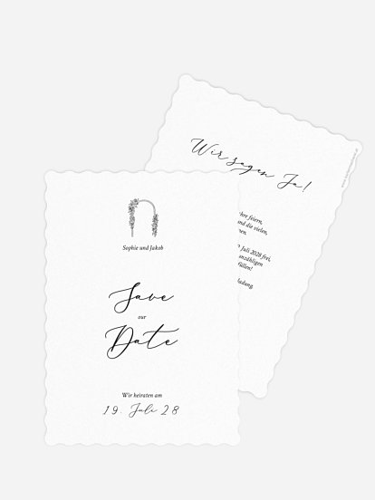 Save-the-Date Karte Rendezvous