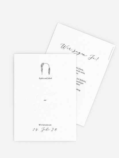 Save-the-Date Karte Rendezvous