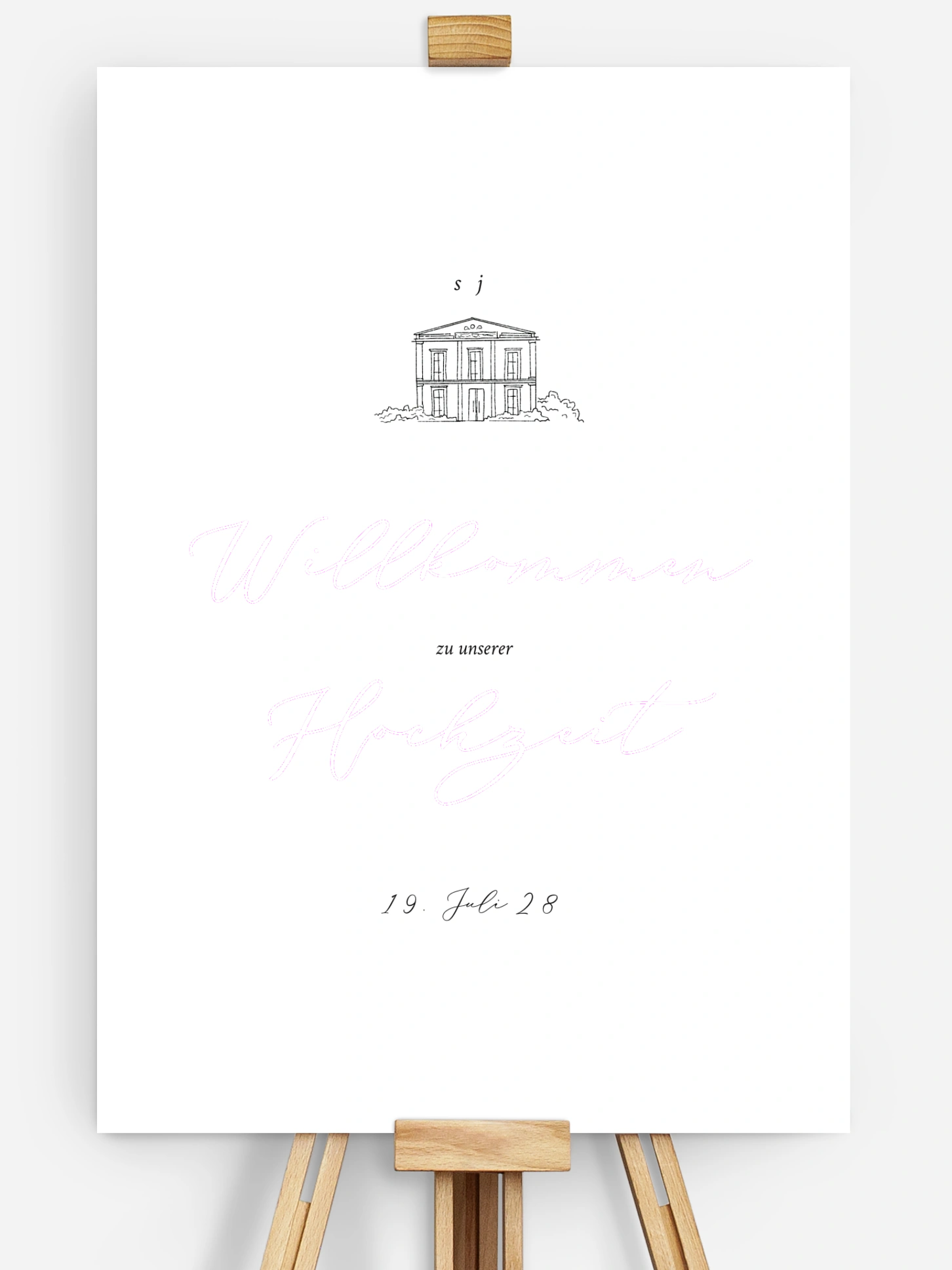 Willkommensschild Rendezvous