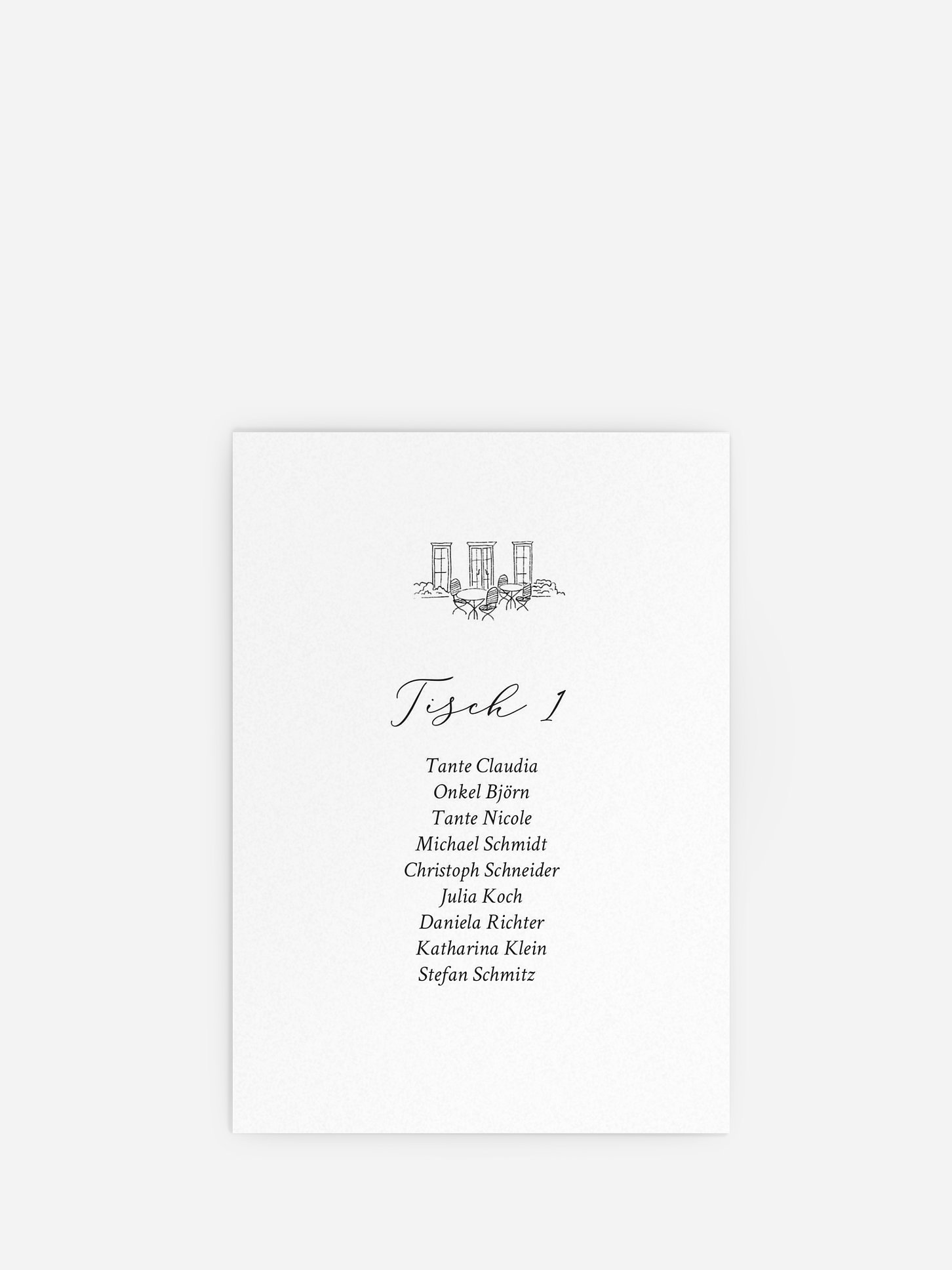 Sitzplan Kreativ Rendezvous