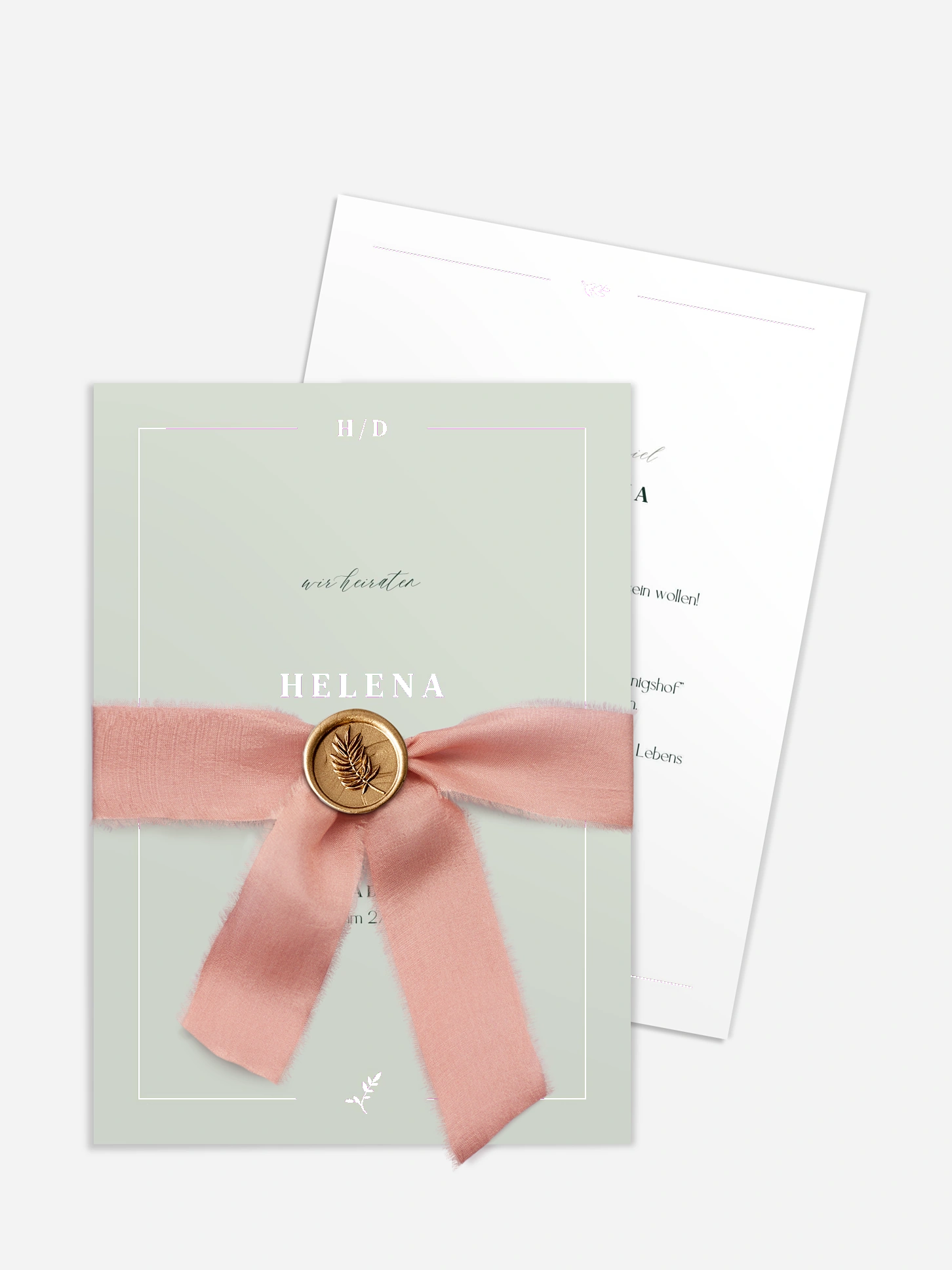 Hochzeitseinladung Classic Elegance