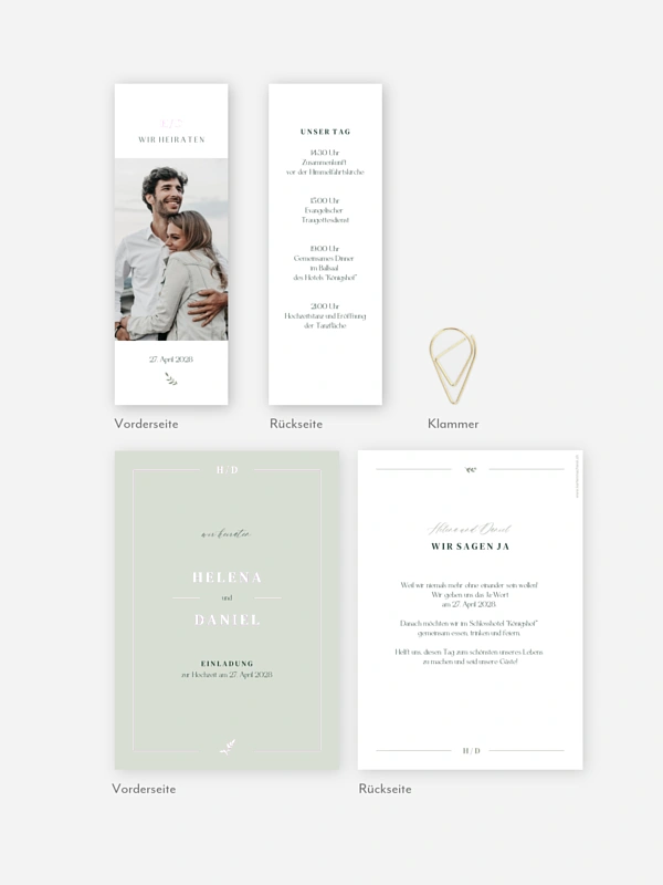 Hochzeitseinladung Classic Elegance