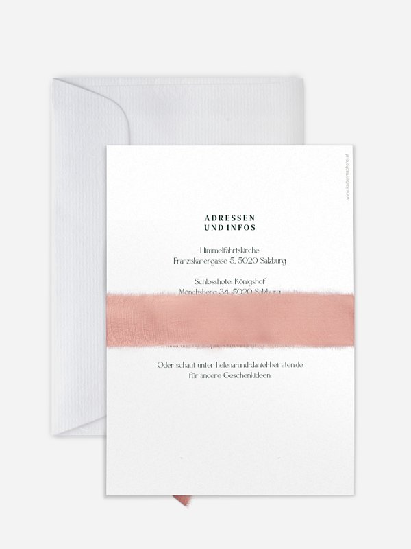 Hochzeitseinladung Classic Elegance