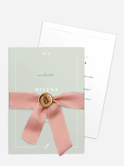 Hochzeitseinladung Classic Elegance