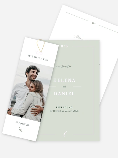 Hochzeitseinladung Classic Elegance