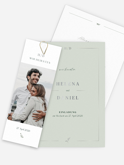 Hochzeitseinladung Classic Elegance