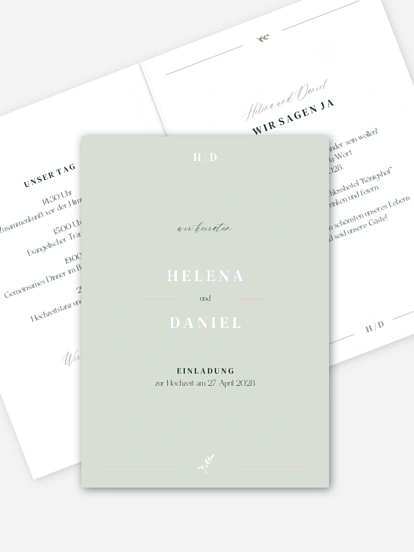 Hochzeitseinladung Classic Elegance