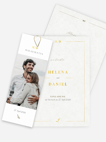 Hochzeitseinladung Classic Elegance