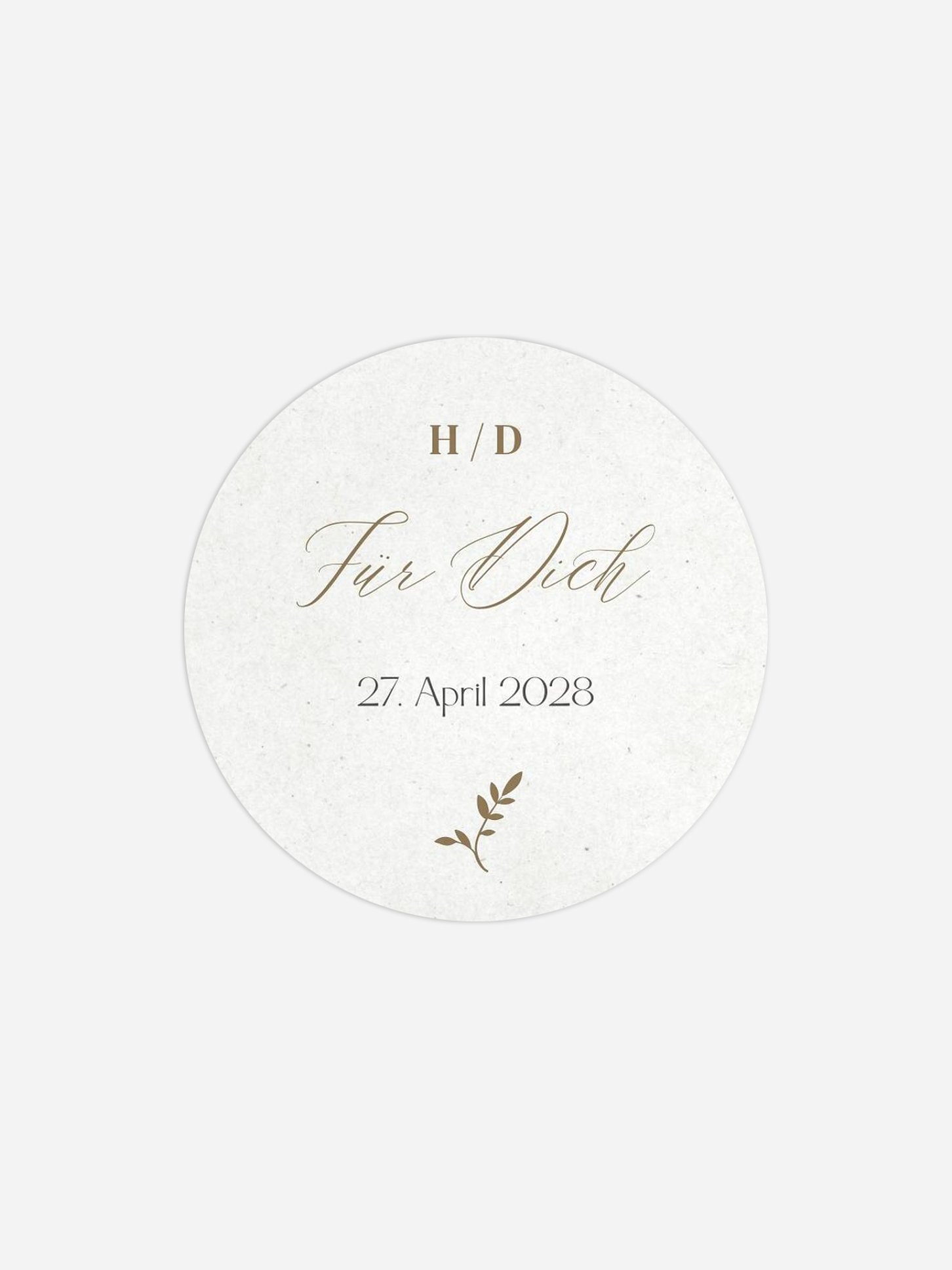 Geschenkaufkleber Hochzeit Classic Elegance