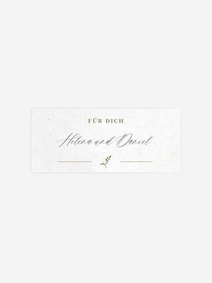 Geschenkaufkleber Hochzeit Classic Elegance