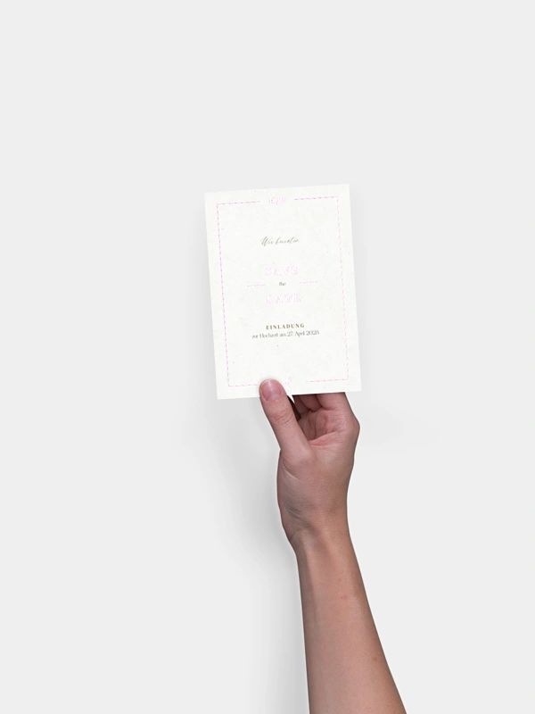 Save-the-Date Karte Classic Elegance